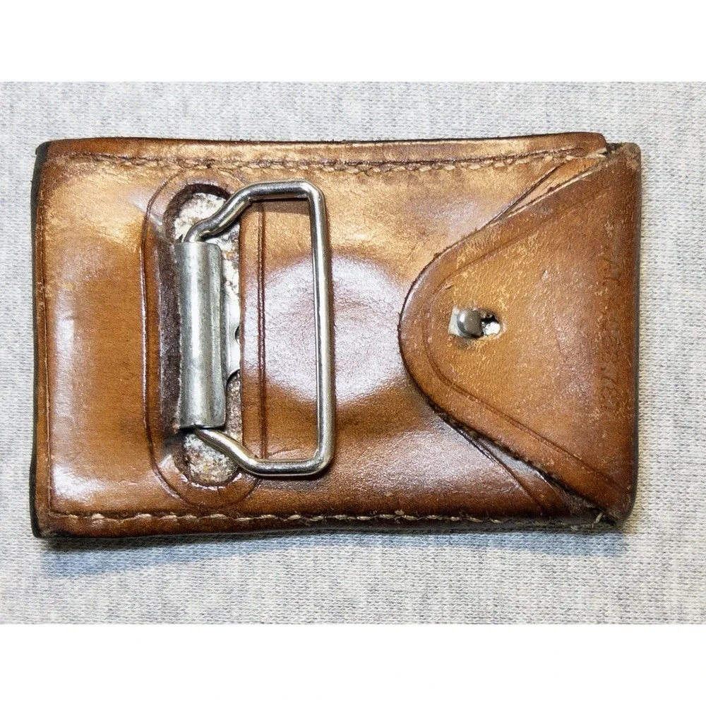 Vtg Tooled Leather Western Belt Longhorn Steer Rodeo Cowboy‎